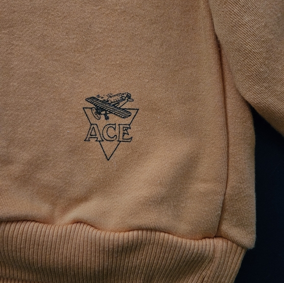 Vintage - "Saturdays" Orange Sweatshirt - NWOT - Size M - Picture 5 of 7